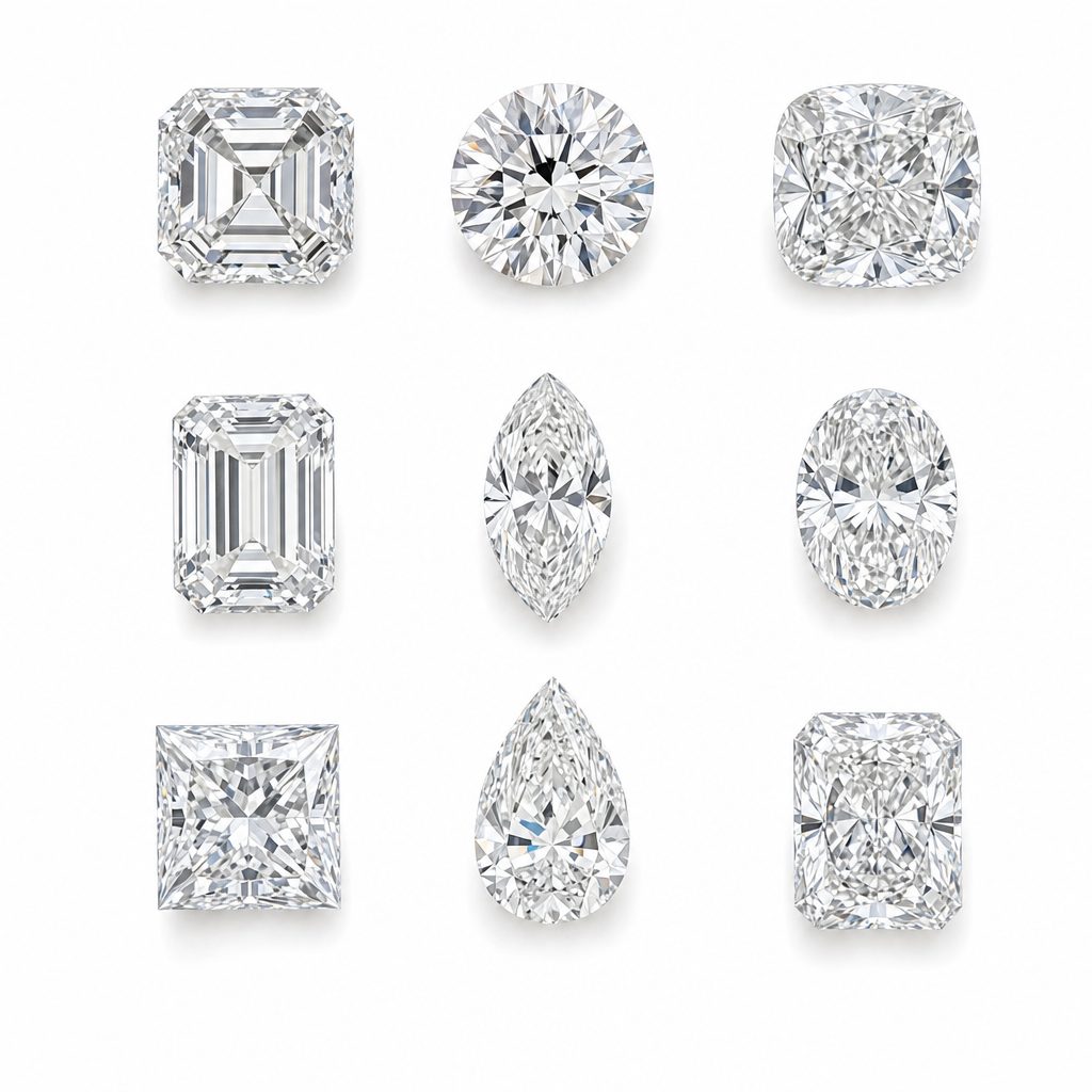 Formas de diamante