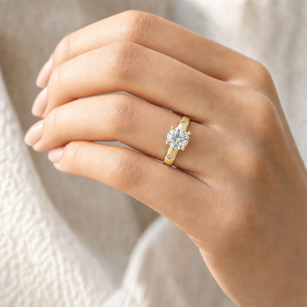 En la mano