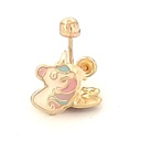 BROQUEL UNICORNIO ESMALTADO 10KT