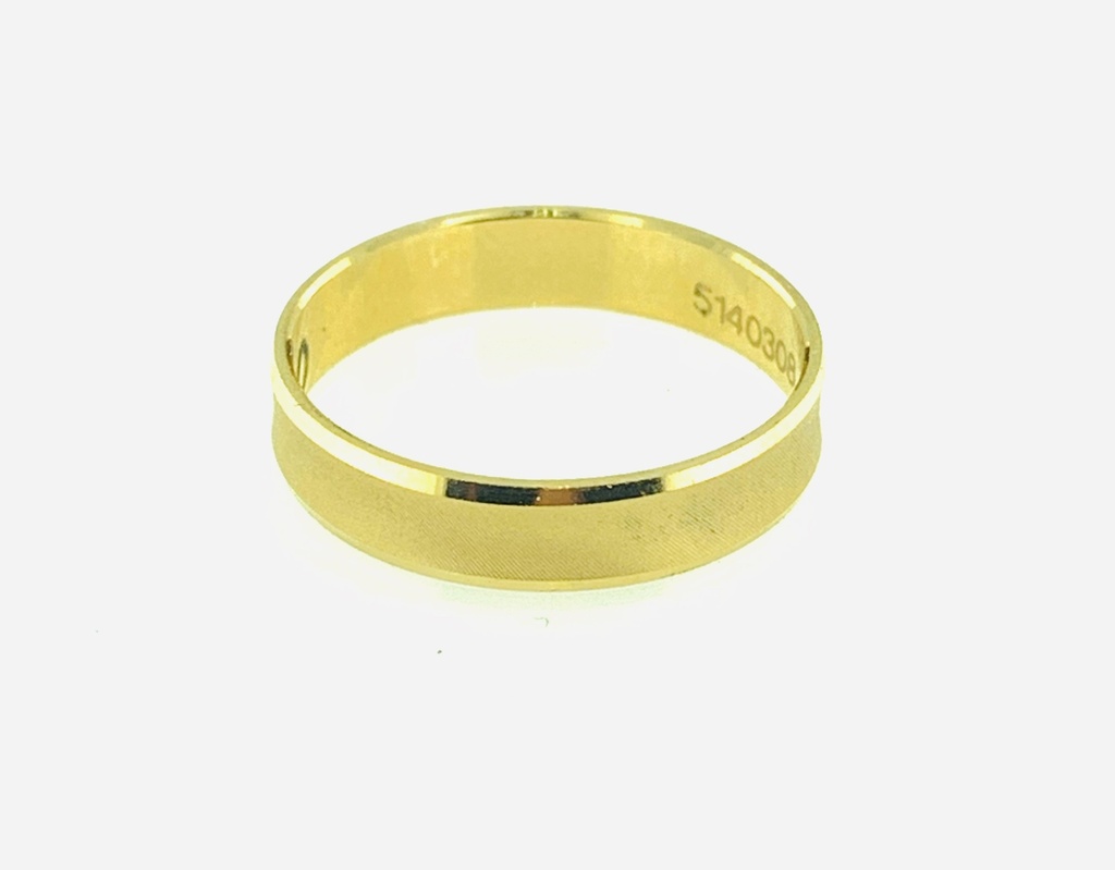 ARGOLLA DIAMANTADA 4MM (Oro amarillo 18kt, 4.0)