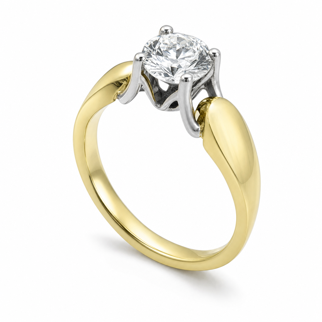 MONTADURA 373212 (Oro amarillo 18kt, 3.0, Zirconia)
