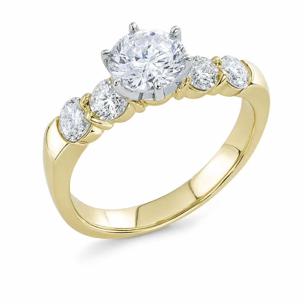 MONTADURA 373285 (Oro amarillo 18kt, 3.0, Zirconia)