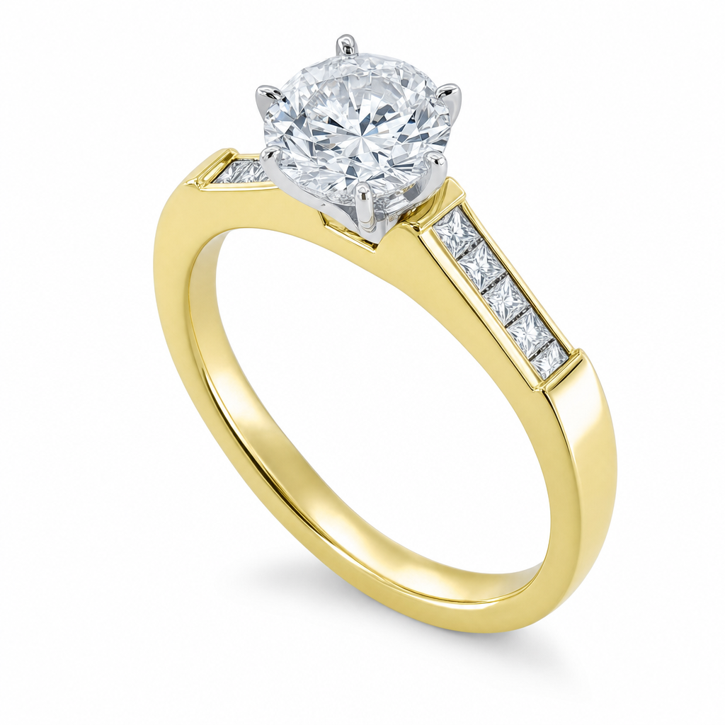 MONTADURA 373291 (Oro amarillo 18kt, 3.0, Zirconia)