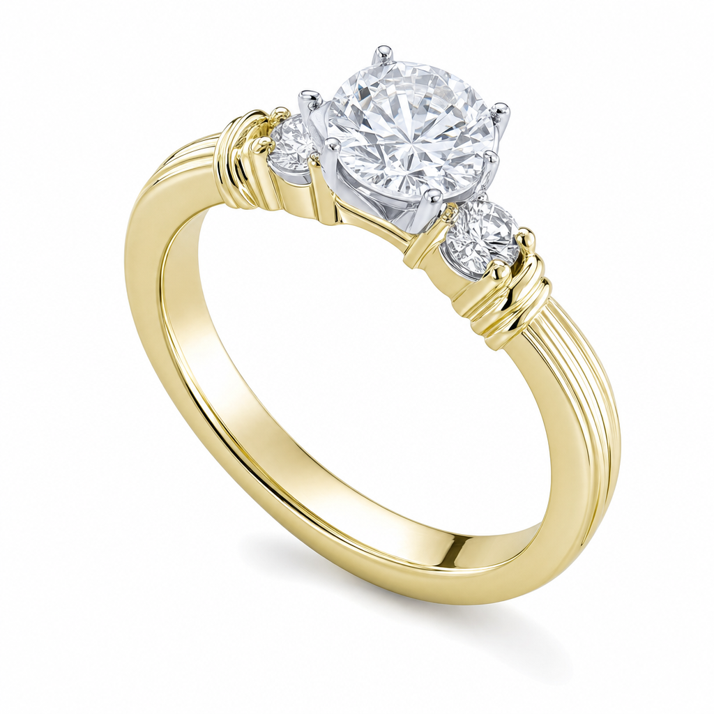 MONTADURA 373295 (Oro amarillo 18kt, 3.0, Zirconia)