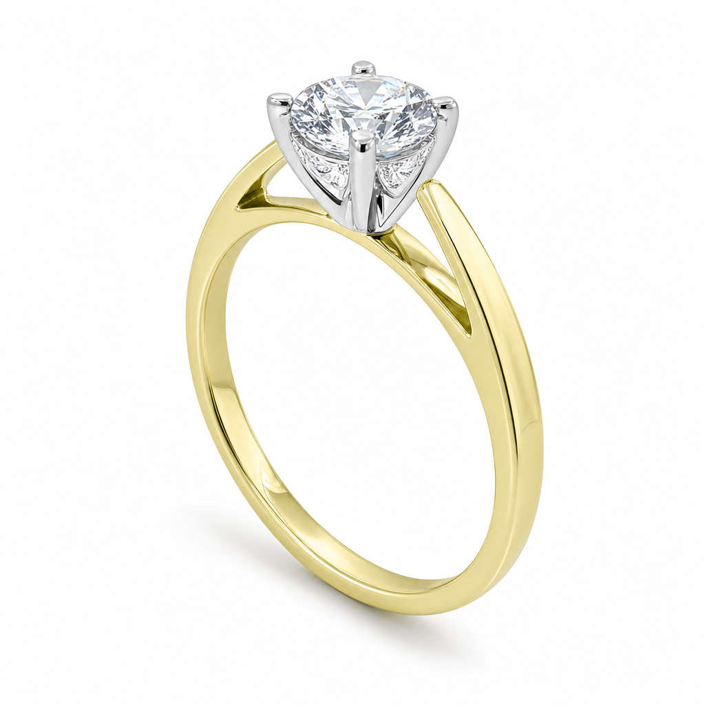 MONTADURA 373345 (Oro amarillo 18kt, 3mm, 3.0, Zirconia)