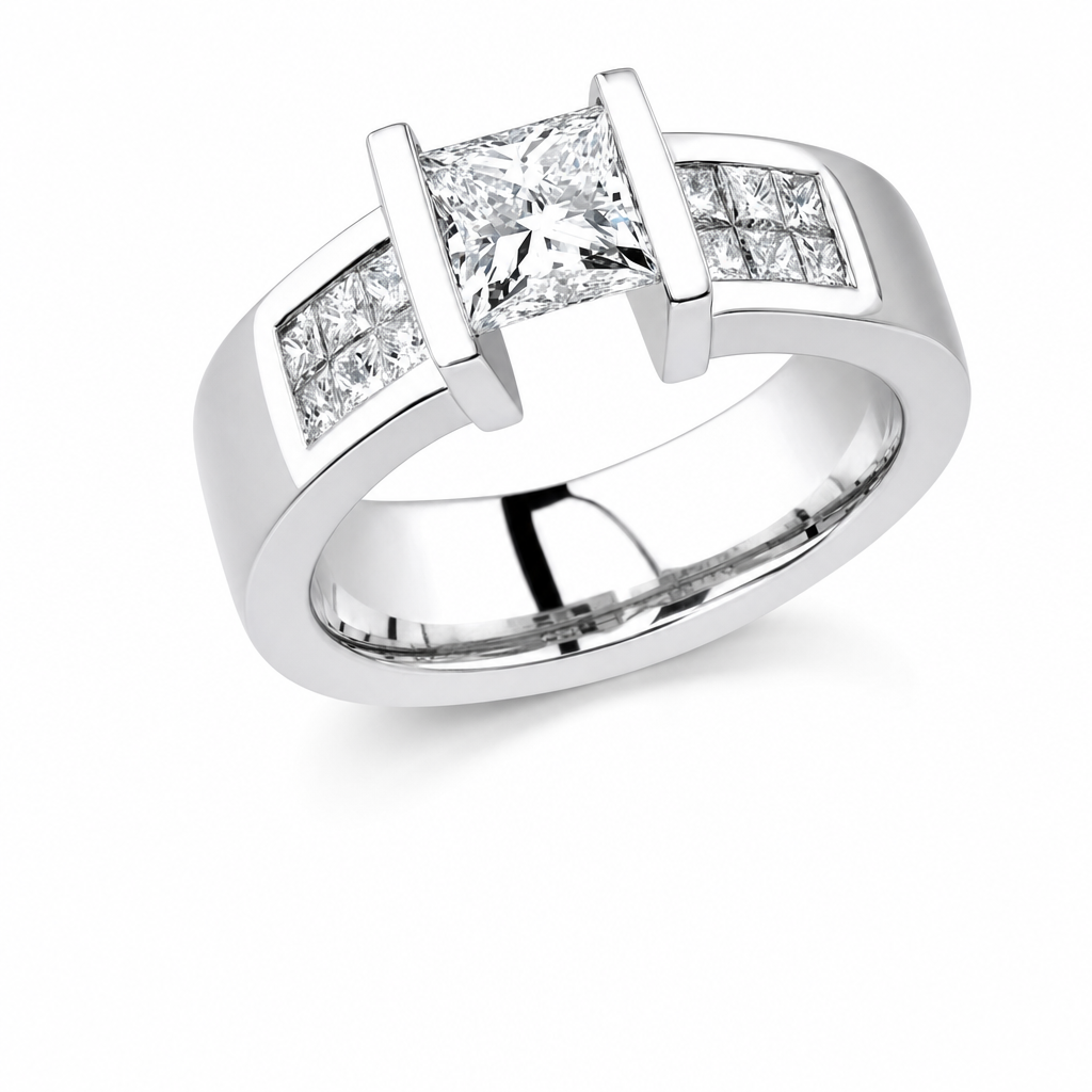 MONTADURA 373224 (Oro amarillo 18kt, 3.0, Zirconia)