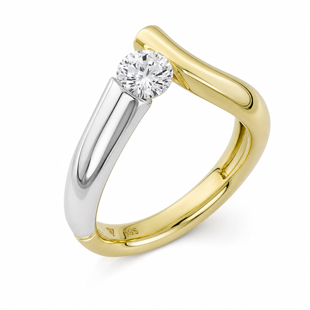 ARGOLLA 373368 (Oro amarillo 18kt, 3.0, Zirconia)