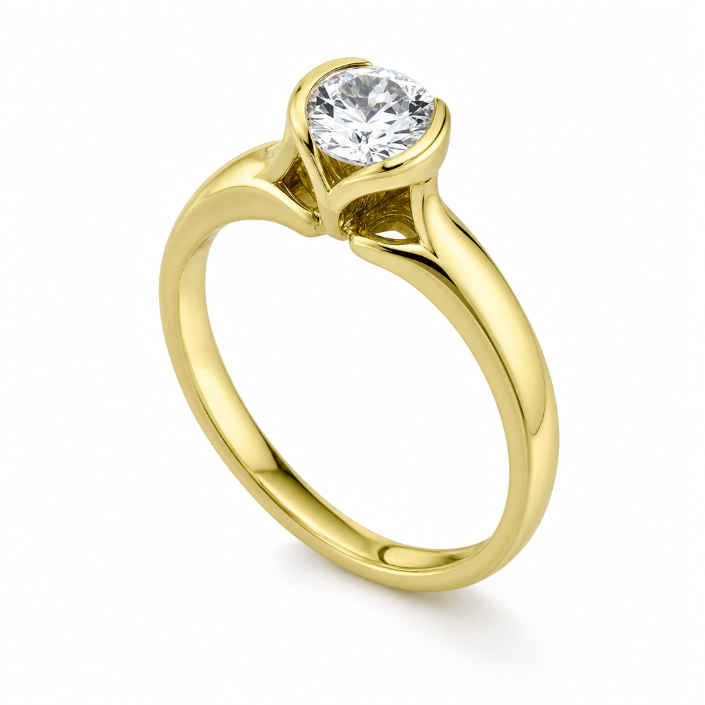 MONTADURA 373209 (Oro amarillo 18kt, 3.0, Zirconia)