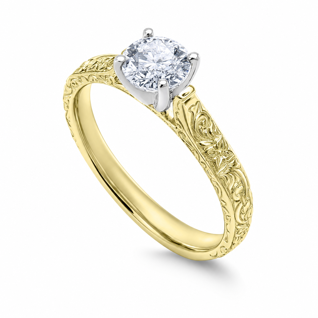 MONTADURA 373219 (Oro amarillo 18kt, 3.0, Zirconia)