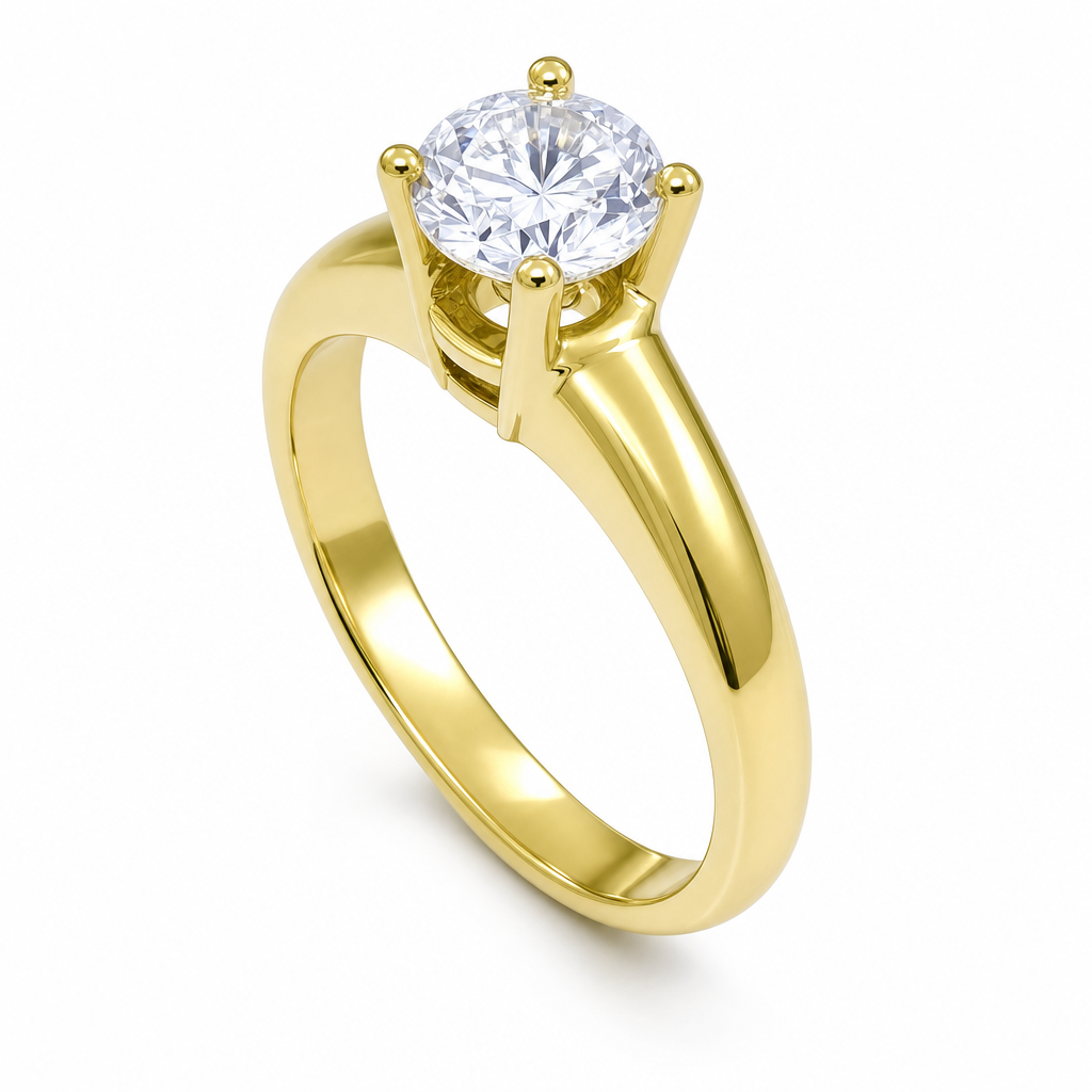 MONTADURA 373260 (Oro amarillo 18kt, 3.0, Zirconia)