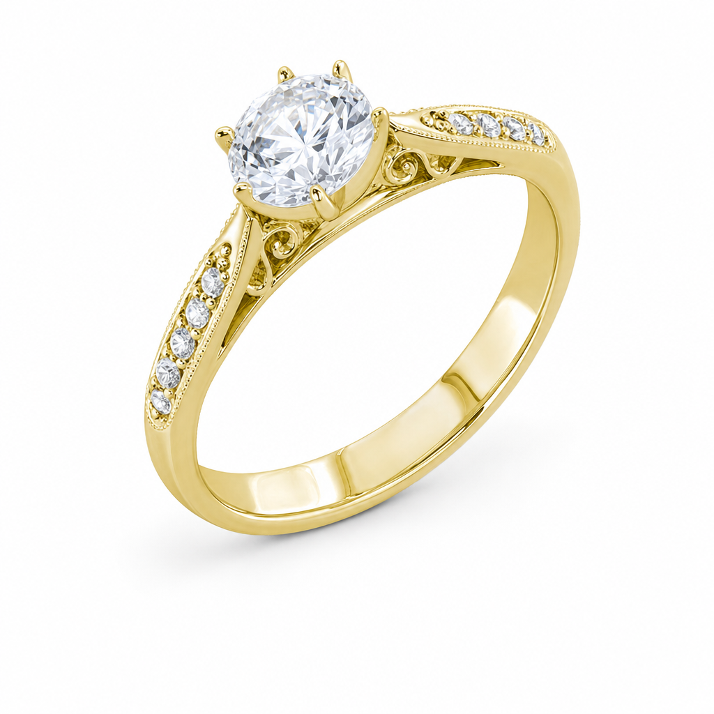 MONTADURA 6-0-02-0-04-2-0-01-0-02 373274 (Oro amarillo 18kt, 3.0, Zirconia)