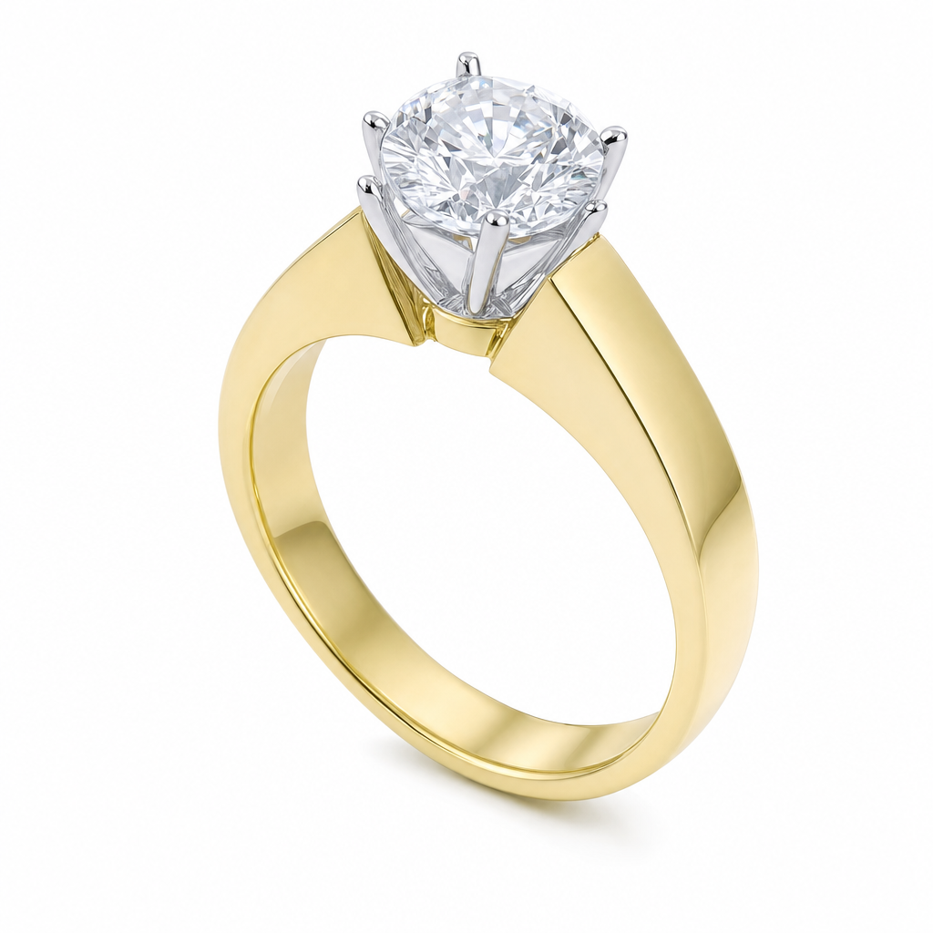 MONTADURA 373259 (Oro amarillo 18kt, 3.0, Zirconia)