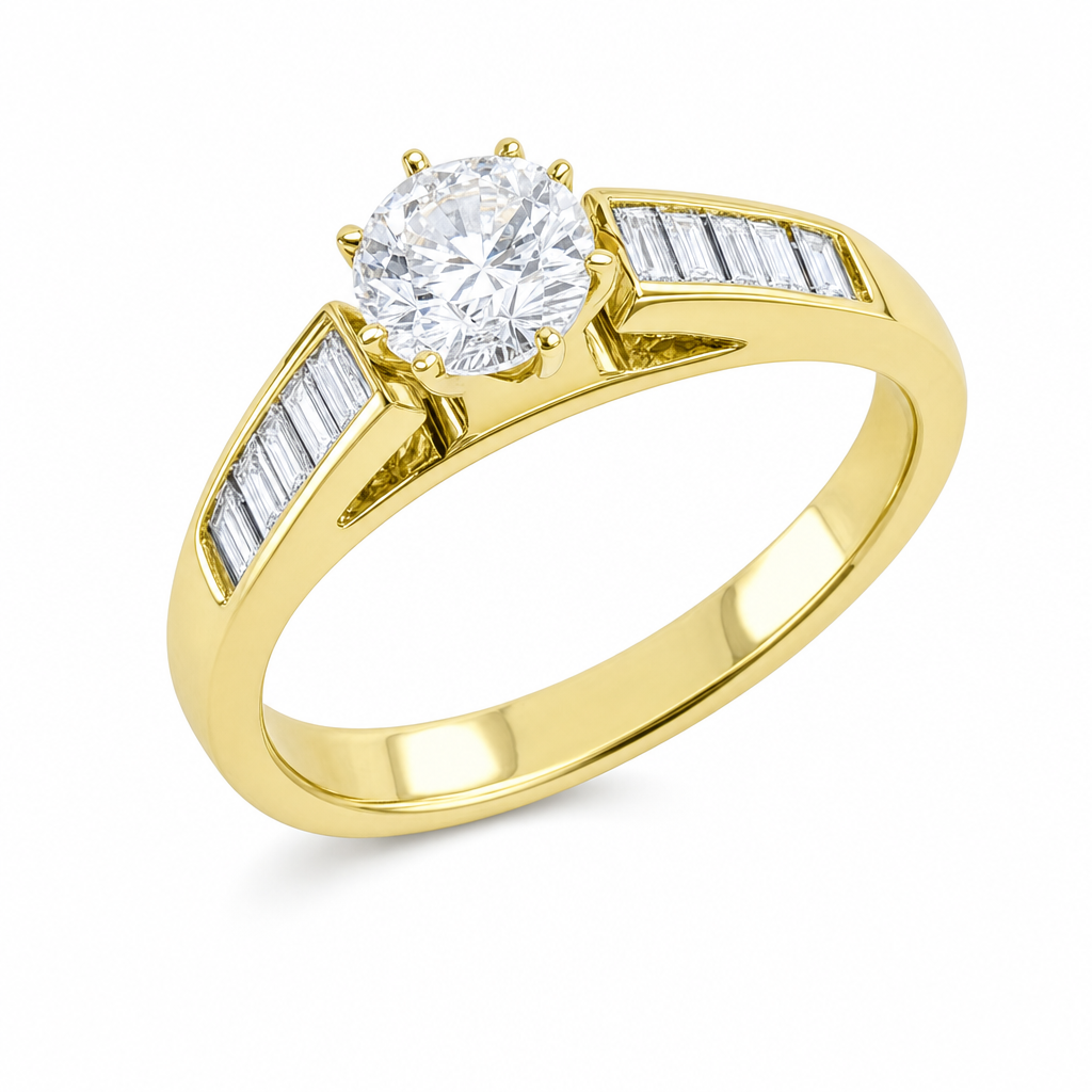 MONTADURA 4-0-04-0-06 373276 (Oro amarillo 18kt, 3.0, Zirconia)