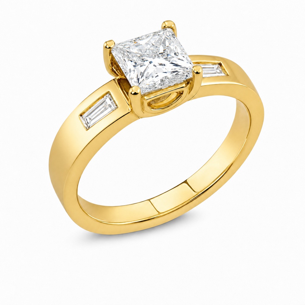 Castellina · Princesa con baguettes · Oro amarillo
