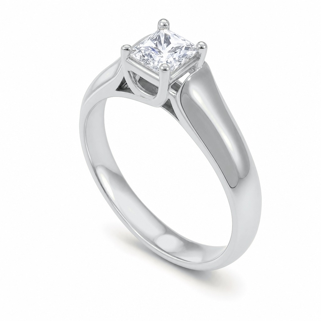 Mantua · Princesa de banda ancha · Oro blanco