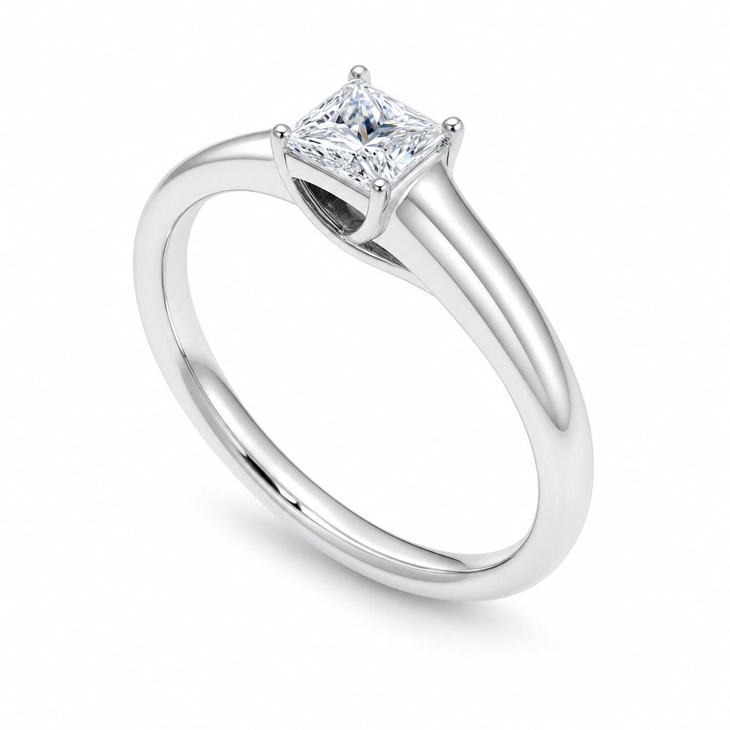 Génova · Princesa de aro fino · Oro blanco