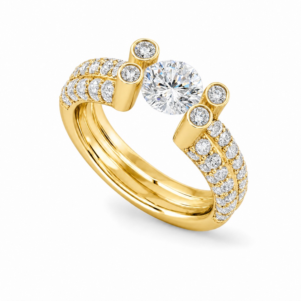 Bassano · Trilogía con doble pavé