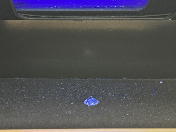 Comprobación de fluorescencia